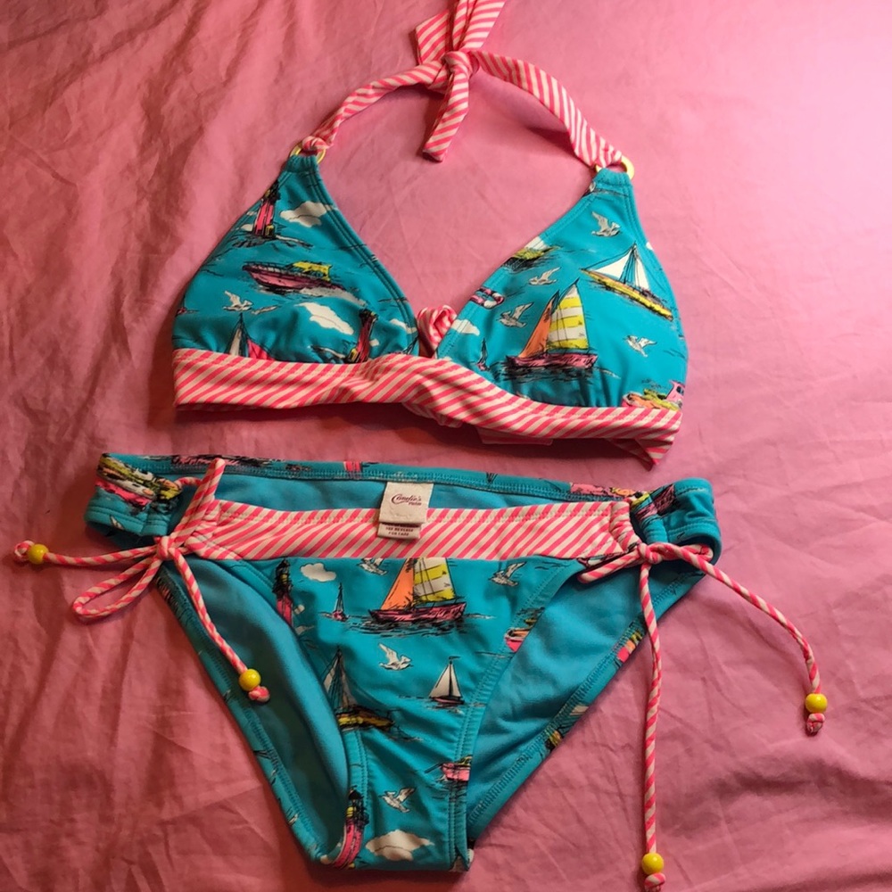 Candies sailboat swimsuit set size medium